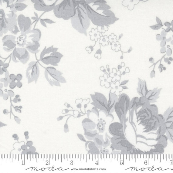 Dwell Cottage Cream Gray 55270 28 by Camille Roskelley for Moda Fabrics