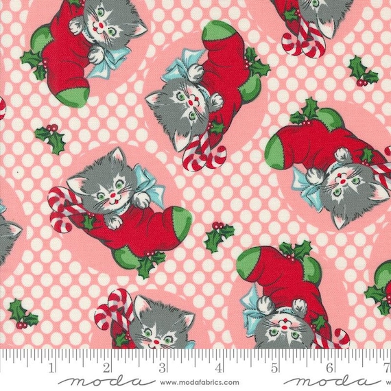 Kitty Christmas...Cheeky 31200 13...Urban Chiks...Moda Fabrics