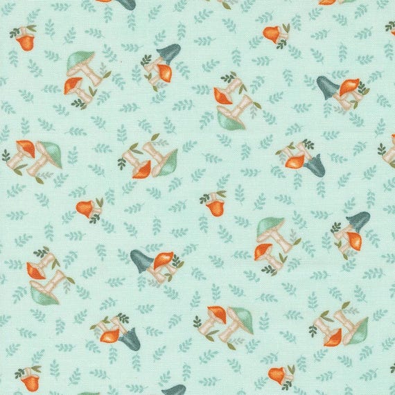I Love Fall Most of All...Aqua 56142 13...Deb Strain...Moda Fabrics