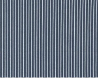 Sunnyside Stripes Navy 55287 12 by Camille Roskelley for Moda Fabrics