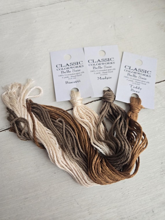 Belle Soie...June...Thread Pack...Classic Colorworks...3 skeins...Silk Thread