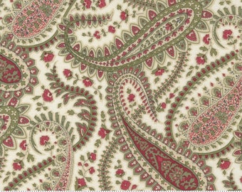 Poinsettia Plaza Cream 44292 11 by 3 Sisters for Moda Fabrics