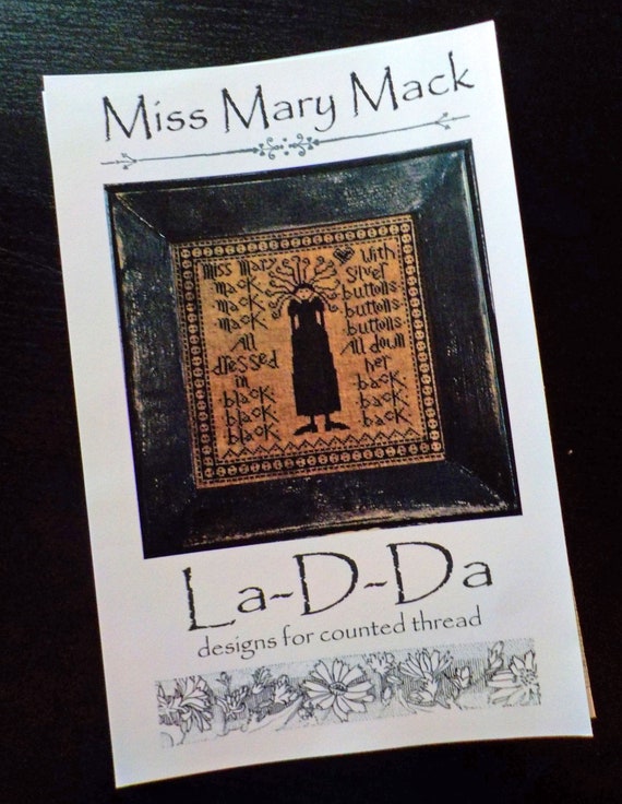 Miss Mary Mack by La-D-Da...cross stitch pattern