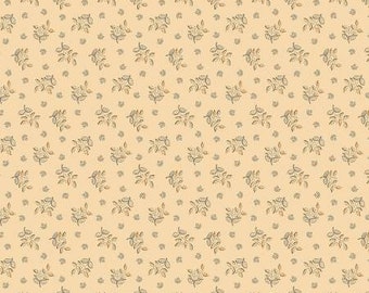 Piecemakers Sampler Cream Summer Leaves R170794-CREAM by Pam Buda for Marcus Fabrics