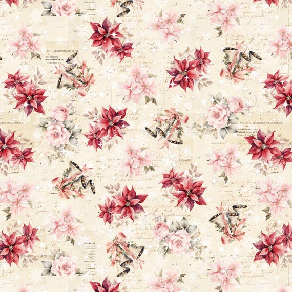 Christmas Magic...Cream 2017-41...Frank Garcia...Blank Quilting