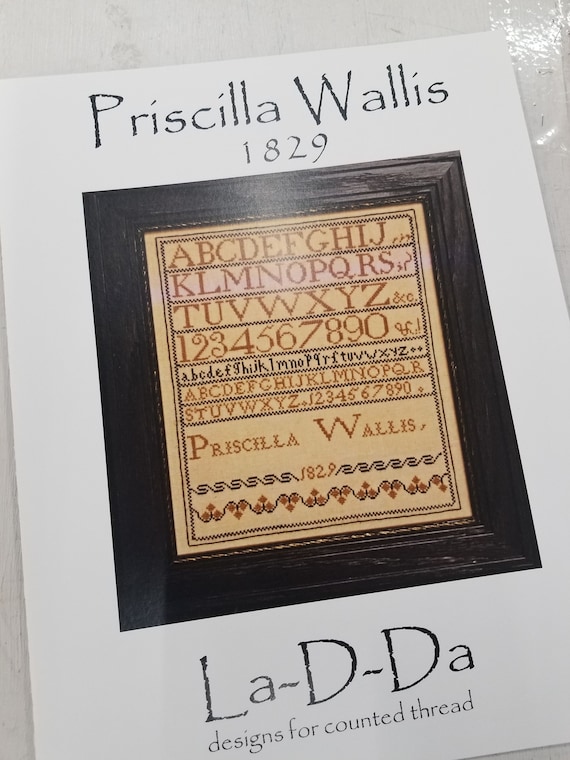 Priscilla Wallis 1829 by La-D-Da...cross stitch pattern