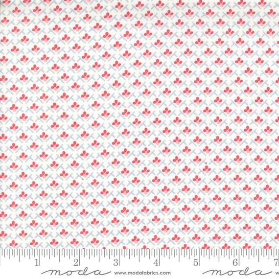 Hollyhocks & Roses...Jasmine 3054-11...Bunny Hill Designs...Moda Fabrics