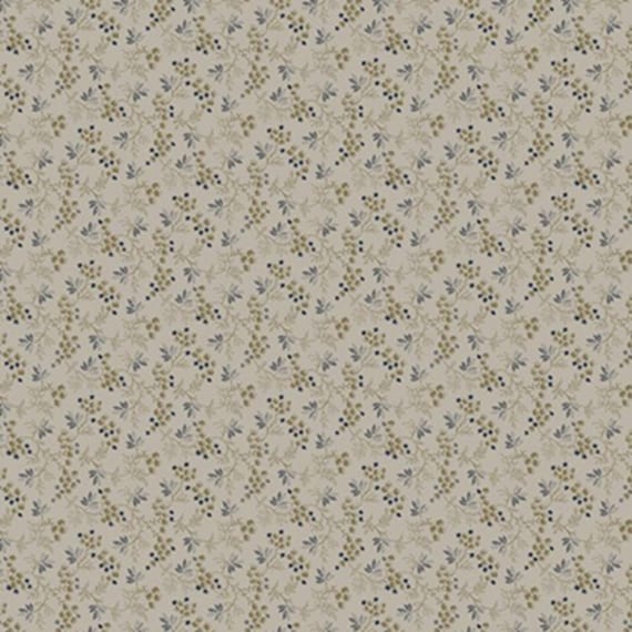 Stone Cottage...R171586D grey...creeping vine...Pam Buda...Marcus Fabrics