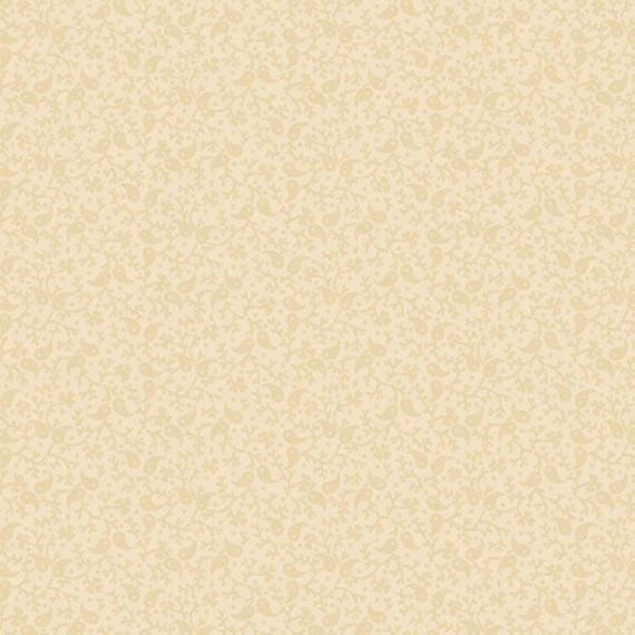 Canton Quilting Circle...R331804D-CREAM...mini paisley...Judie Rothermel...Marcus Fabrics