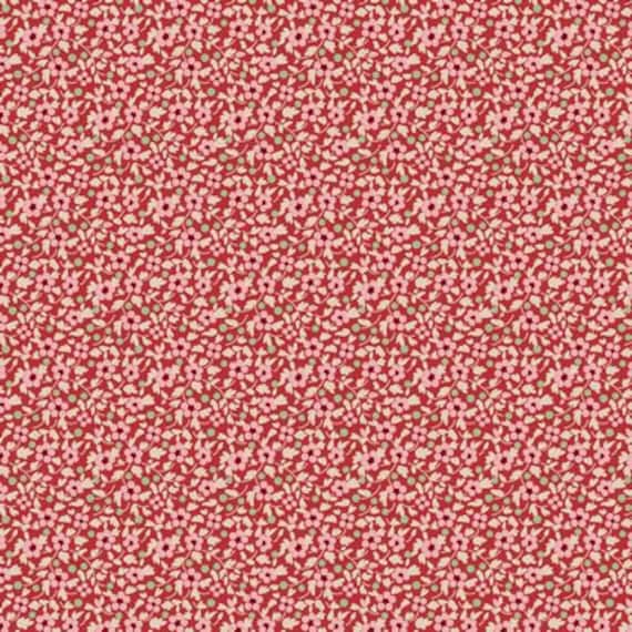 Creating Memories...Winter Reds and Greens...Brie Red TIL130149-V15...Tilda fabrics...Tone Finnanger