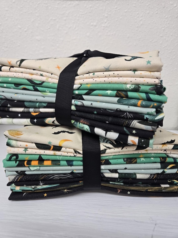 Witchy Wicked...HALF Yard bundle...Rose Halsey...Blank Quilting...11 prints
