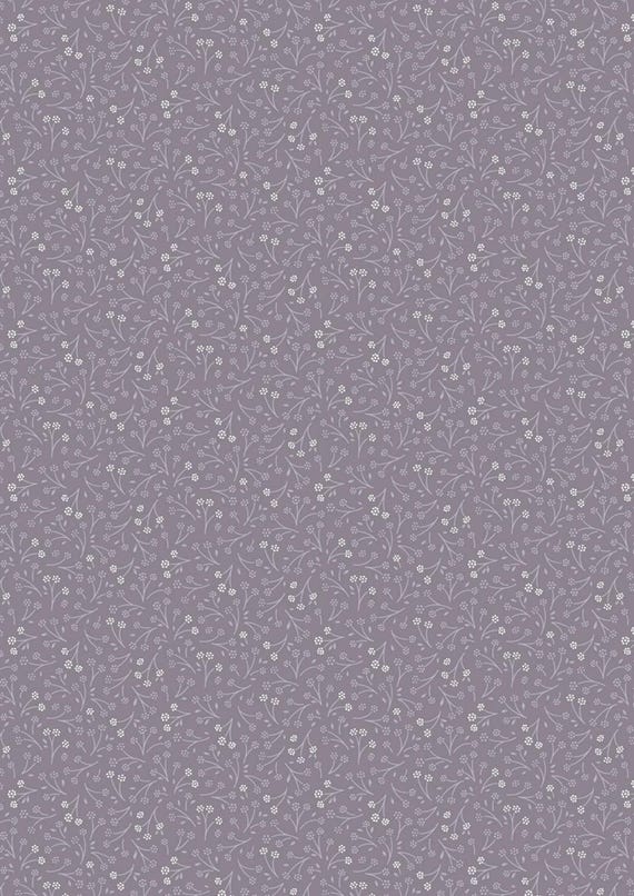 Pressed Flower Collection...Pressed Posy...Light Charcoal Grey...CC55.3...Cassandra Connolly...Lewis & Irene