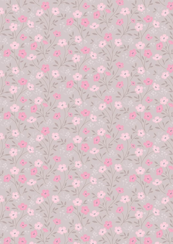 Pressed Flower Collection...Timeless Blossom...Deep Taupe...CC54.3...Cassandra Connolly...Lewis & Irene