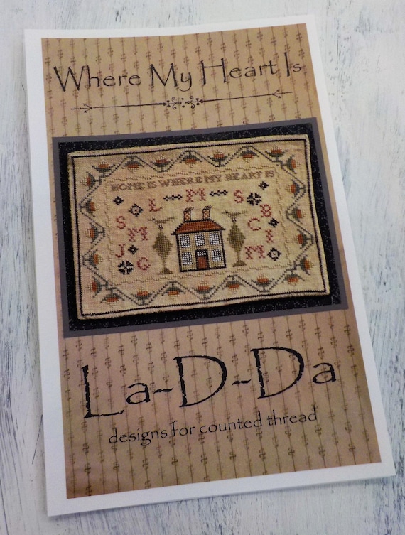 Where My Heart Is by La-D-Da...cross stitch pattern