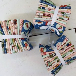 Christmas Village curated 12 fat quarter bundle...designed by Katherine Lenius for Riley Blake Designs