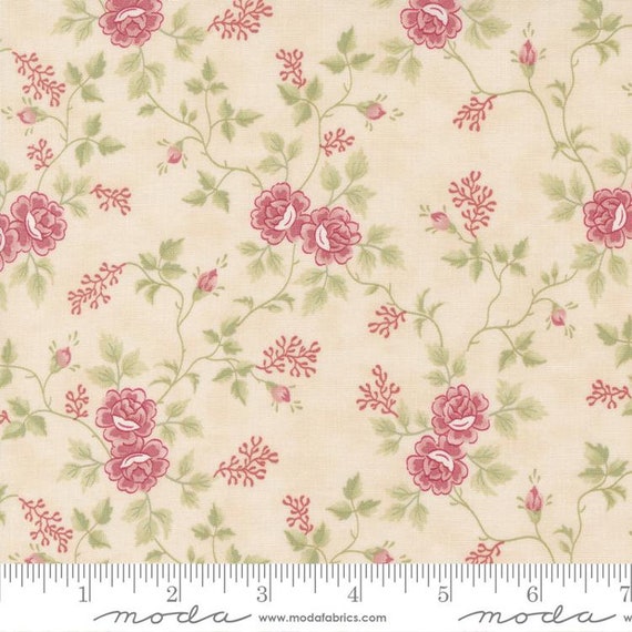 Bliss Eden Blush 44312 13 by 3 Sisters for Moda Fabrics
