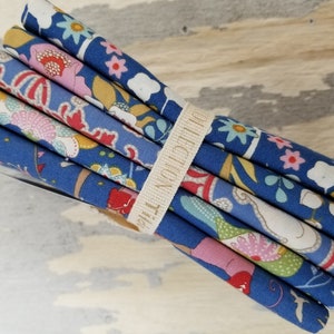 Jubilee Blue fat quarter bundle...a Tilda Collection designed by Tone Finnanger...5 fat quarters