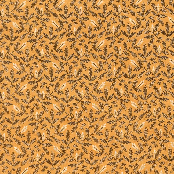 Pumpkin Spice Gatherings...Moon Beam 49297-19...Primitive Gatherings...Moda Fabrics