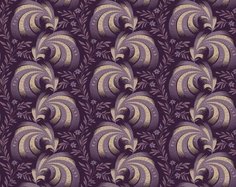 I Love Purple R330696-PLUM Swirl by Judie Rothermel for Marcus Fabrics