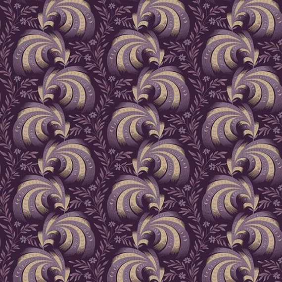 I Love Purple R330696-PLUM Swirl by Judie Rothermel for Marcus Fabrics