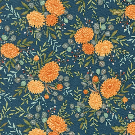 I Love Fall Most of All...Harvest Night 56141 15...Deb Strain...Moda Fabrics