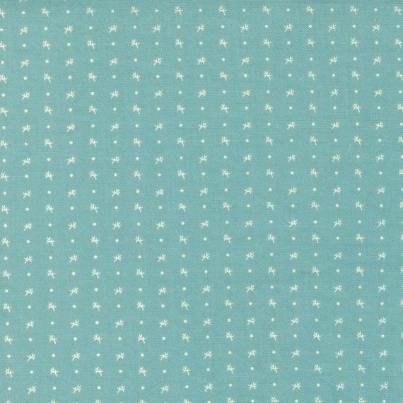 Dinah's Delight 1830-1850 Robins Egg 31678 16 designed by Betsy Chutchian for Moda Fabrics