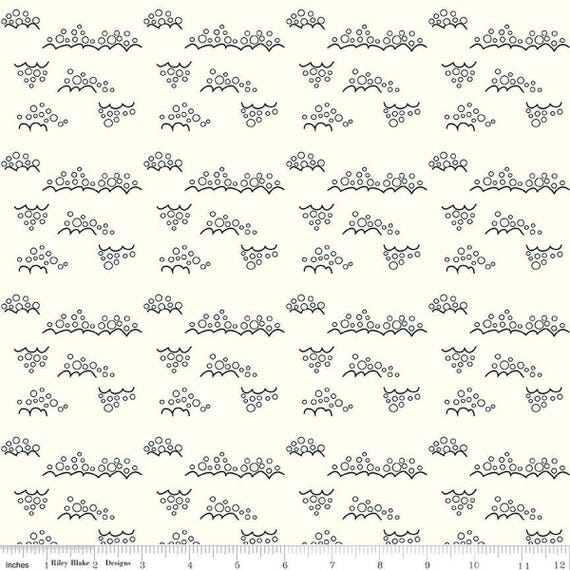 Christmas Is in Town...Snowballs...C14749-CREAM......Sandy Gervais...Riley Blake Designs