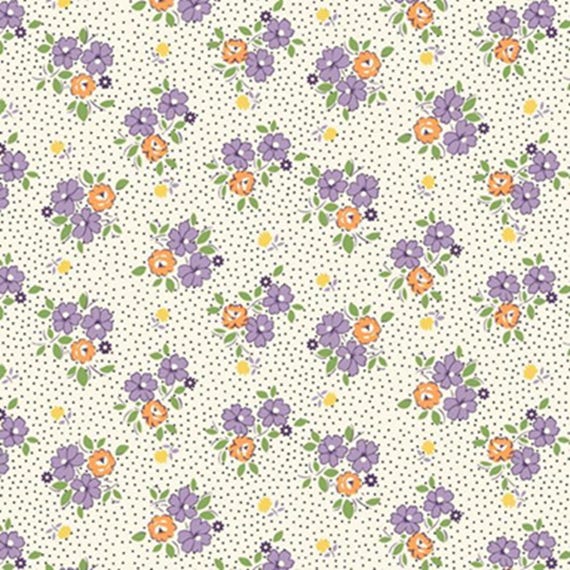 Aunt Grace...R351526D lilac...floral...Judie Rothermel...Marcus Fabrics