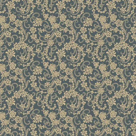 Canton Quilting Circle...R331796D-BLUE...lace...Judie Rothermel...Marcus Fabrics
