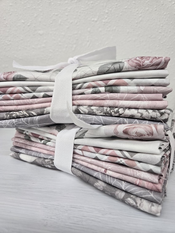 Pretty Scary...HALF Yard Bundle...Lilac Bee...Studio e Fabrics...8 prints