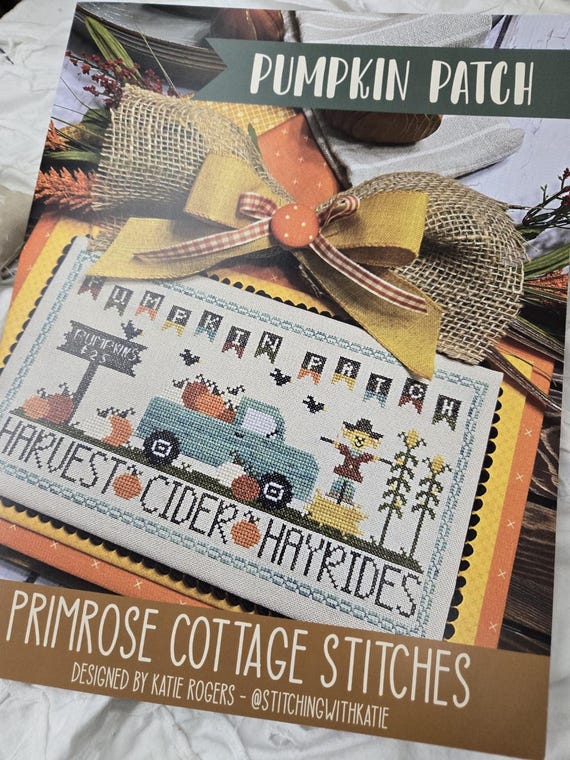 Pumpkin Patch...Lindsey Weight for Primrose Cottage Stitches...cross stitch chart