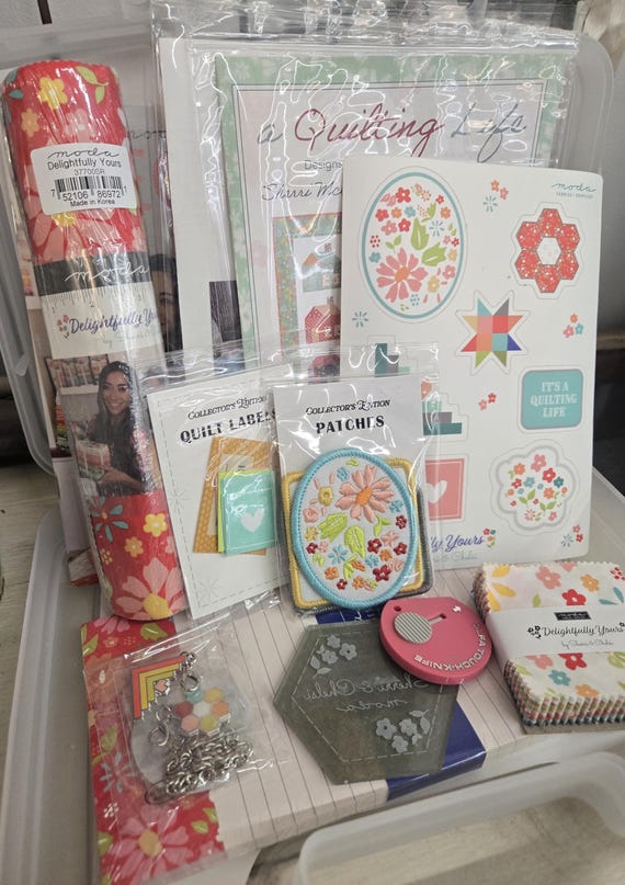 Delightfully Yours...Collector Bin...Sherri & Chelsi...Moda Fabrics