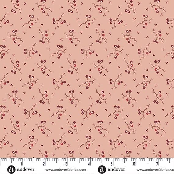 Joy...Rosy Cheeks Jingle Bells A-1043-E...Edyta Sitar of Laundry Basket Quilts...Andover