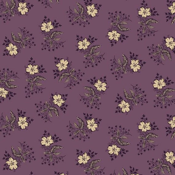 I Love Purple R330687-PURPLE Floret by Judie Rothermel for Marcus Fabrics