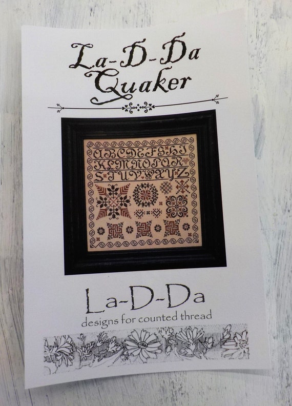 La-D-Da Quaker by La-D-Da...cross stitch pattern