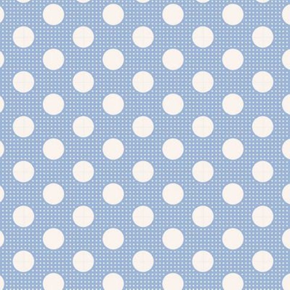 Tilda Medium Dots Blue...a Tilda Basics designed by Tone Finnanger