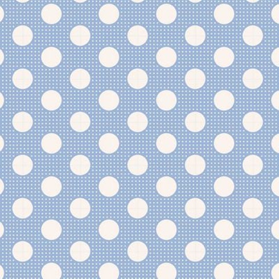 Tilda Medium Dots Blue...a Tilda Basics designed by Tone Finnanger