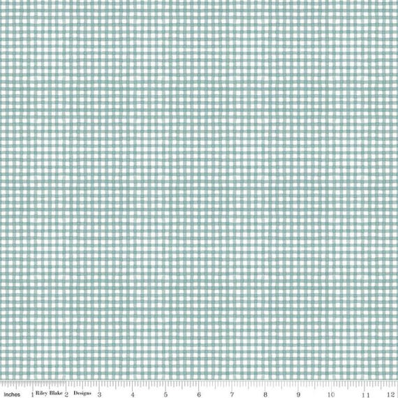 Magical Winterland...Gingham Blue C14948-BLUE...Lisa Audit...Riley Blake Designs