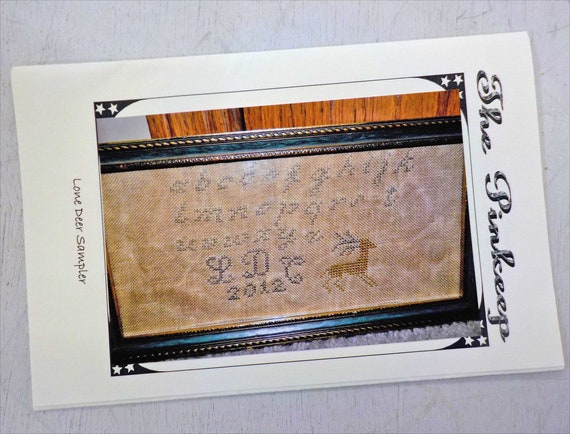 Lone Deer Sampler by The Pinkeep...cross stitch pattern