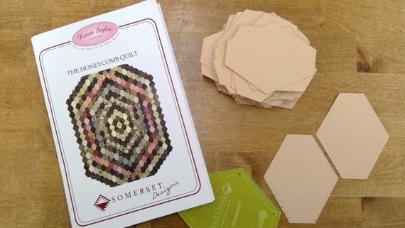 The Honeycomb Quilt by Karen Styles of Somerset Designs...pattern and acrylic templates