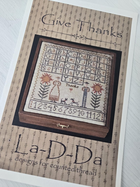 Give Thanks...La-D-Da...cross stitch pattern