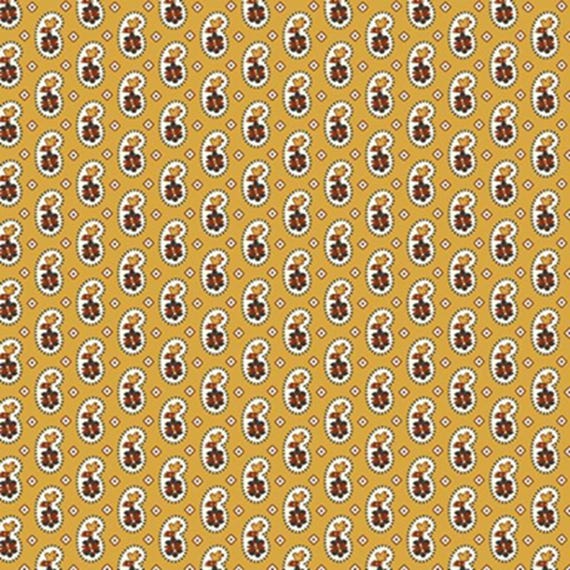 Ultimate Umbers...R311606D gold...perfect paisley...Sheryl Johnson...Marcus Fabrics