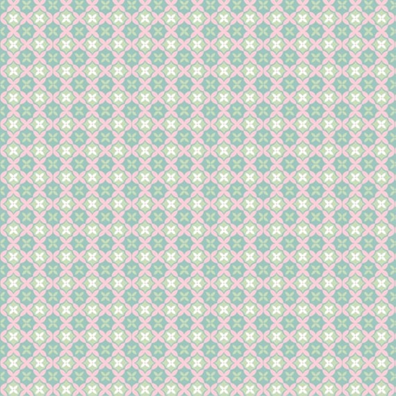 Le Petit Escargot...Aussie Quilt Teal...Lori Woods...Poppie Cotton
