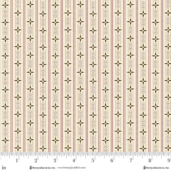 Buttercream & Brickle Bits...1949-40 Cream...Kim Diehl...Henry Glass Fabrics