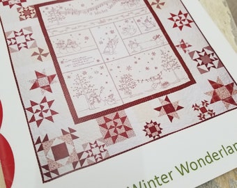Winter Wonderland pattern by Meg Hawkey of Crabapple Hill Studio