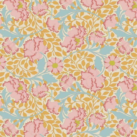 Songbird...Flora Mustard...100658...a Tilda Collection...Tone Finnanger