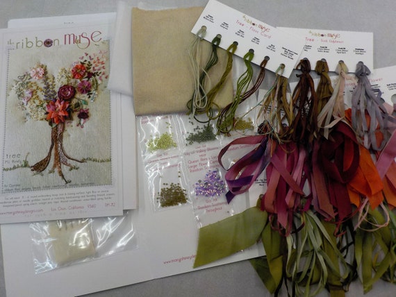 Tree by MJ Hiney...the Ribbon Muse...complete kit with instructions