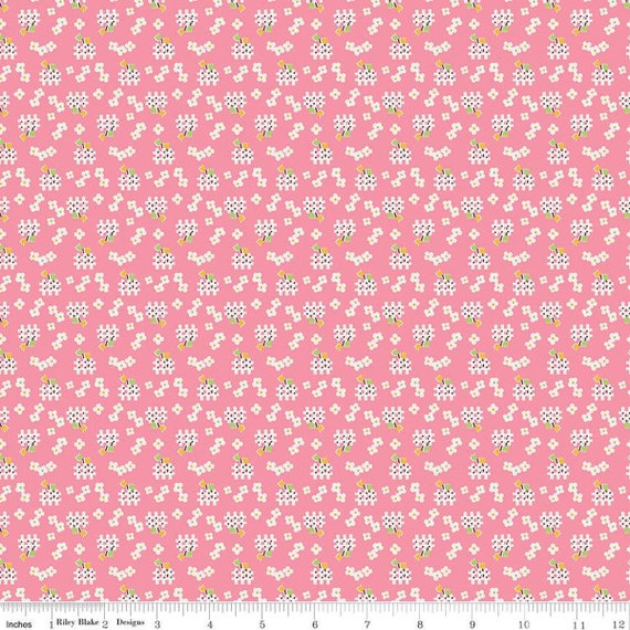 Storytime 30s Fences C13861-PINK by RBDDesigners