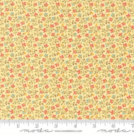 Dinah's Delight 1830-1850 Butter 31676 14 designed by Betsy Chutchian for Moda Fabrics