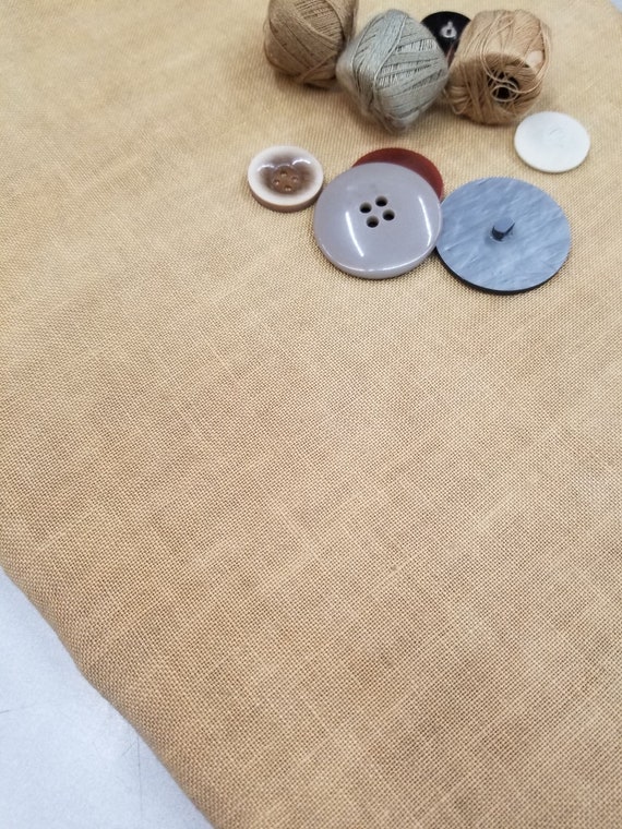 Weeks Dye Works, Straw, 36ctZ, Fat Quarter, 100% linen, cross stitch linen, Zweigart base